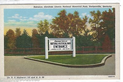 Entrance,Abraham Lincoln National Historical Park-Hodgenville,Kentucky - Cakcollectibles