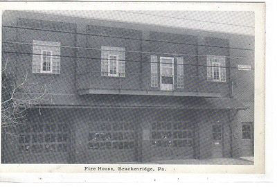 Fire House, Brackenridge, Pennsylvania - Cakcollectibles