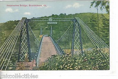 Suspension Bridge-Brattleboro,Vermont - Cakcollectibles
