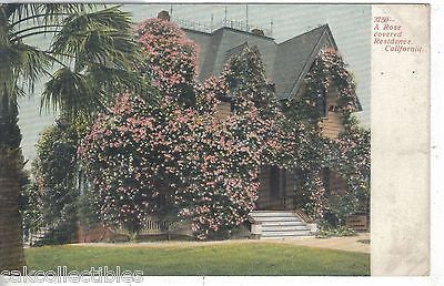 A Rose Covered Residence-California UDB - Cakcollectibles