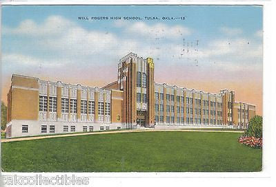 Will Rogers High School-Tulsa,Oklahoma 1943 - Cakcollectibles