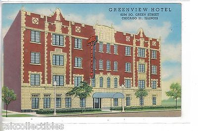 Greenview Hotel-Chicago,Illinois - Cakcollectibles