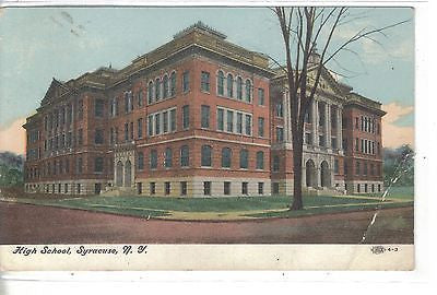 High School-Syracuse,New York 1909 - Cakcollectibles