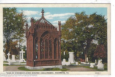Tomb of President James Monroe (Hollywood)-Richmond,Virginia - Cakcollectibles