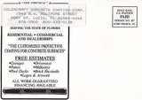 "Colorcraft Concrete Coating Corp" Advertisement Postcard - Cakcollectibles - 2