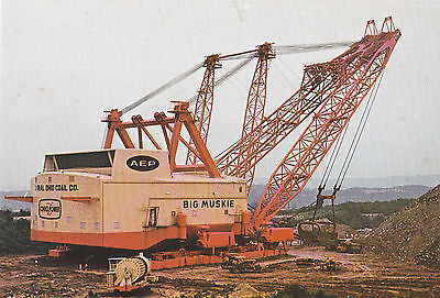 "Big Muskie" World's Largest Earth Moving Machine Postcard - Cakcollectibles - 1