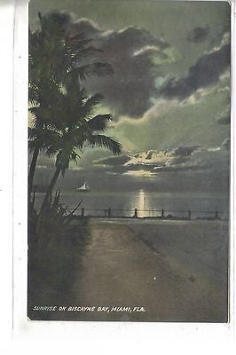 Sunrise on Biscayne Bay-Miami,Florida - Cakcollectibles