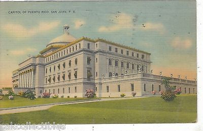 Capitol of Puerto Rico-San Juan,Puerto Rico 1947 - Cakcollectibles