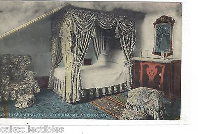 Martha Washington's Bed Room-Mt. Vernon,Virginia - Cakcollectibles