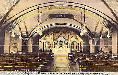 Center View of Crypt,National Shrine of The Immaculate Conception-Washington,D.C - Cakcollectibles