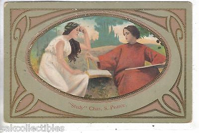 Early Post Card-"Study"-Chas. S. Pearce - Cakcollectibles