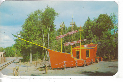 Captain Kidd's Pirate Ship,Enchanted Forest-Old Forge,New York Post Card - 1