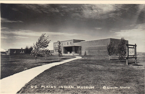RPPC-Plains Indian Museum -vintage postcard - 1