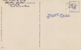 Post Chapel - Fort Devens,Massachusetts Linen Postcard - Cakcollectibles - 2