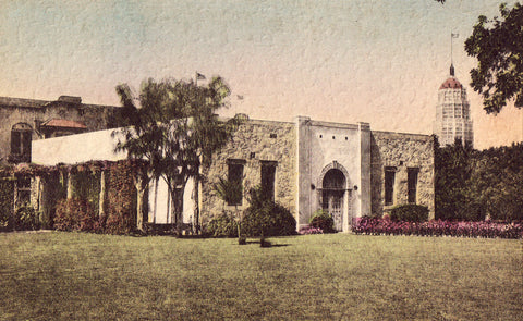 Alamo Hall - San Antonio,Texas Postcard