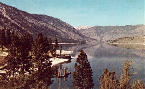 Lake Chelan in the Cascade Mountains - Washington Postcard