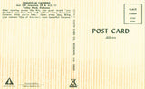 Sequoyah Caverns - Valley Head,Alabama back of vintage postcard.Postcards for sale.