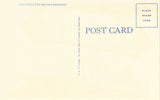 Large Letter Linen Postcard Back - Fort Jackson,South Carolina