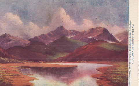 A Colorado Trout Stream-1907 - Cakcollectibles - 1