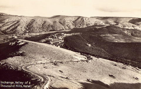  Inchanga,Valley of A Thousand Hills - Natal,Namib,Africa front of photo postcard
