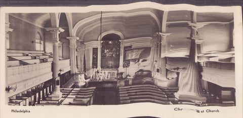 RPPC-Interior View-Christ Church-Philadelphia,Pennsylvania - Cakcollectibles - 1