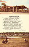 Vintage Postcard Front - Cowboy's Prayer