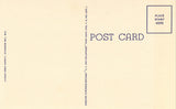 Linen postcard back Cherry Picking Scene - Door County,Wisconsin