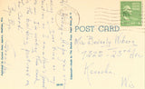 Linen Wisconsin Postcard back U.S. Post Office - Madison,Wisconsin