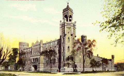 Vintage postcard front Central Armory - Cleveland,Ohio