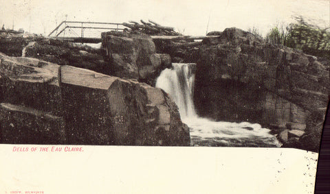 Vintage postcard Dells of The Eau Claire - Wisconsin