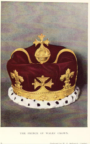 Vintage Postcard - The Prince of Wales Crown