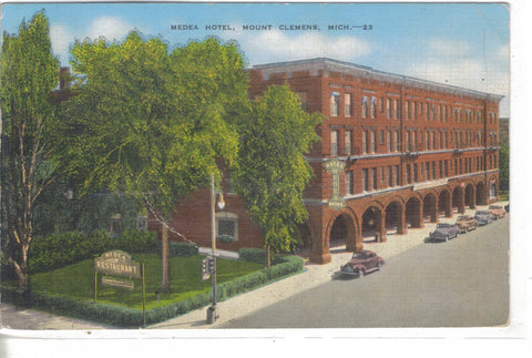 Medea Hotel-Mount Clemens,Michigan 1946 - Cakcollectibles - 1