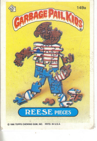Garbage Pail Kids 1986 #149b Reese Pieces GPK sticker front