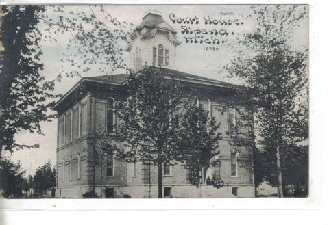 Court House-Alpena,Michigan 1910 - Cakcollectibles - 1