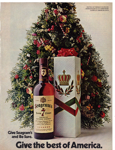 Vintage 1971 Seagram's Seven Crown Print Ad