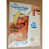Vintage Print Ad -1952 Koroseal by B.F. Goodrich and Iced Tea It's a Mans World