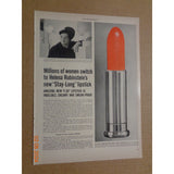 Vintage Print Ad -1951 for Band-Aid and "Stay-Long" Lipstick