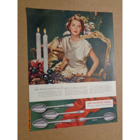 Vintage Print Ad -1948 for 1847 Rogers Bros. Silverware