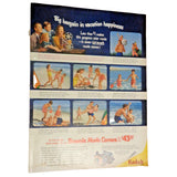 Vintage Print Ad -1952 for Hunt's Catsup and Kodak Brownie Movie Camera