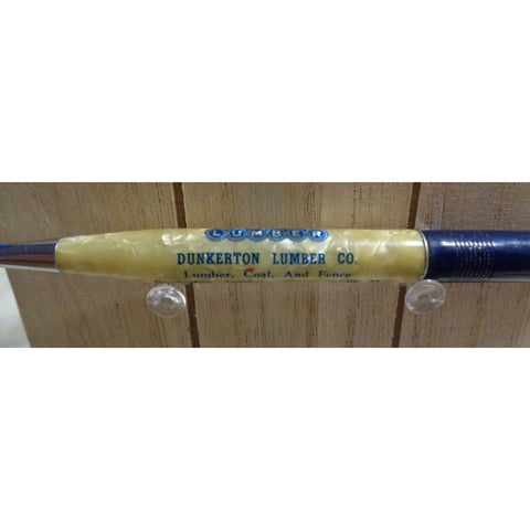 Vintage Mechanical Pencil - Dunkerton Lumber Co. - Dunkerton, Iowa