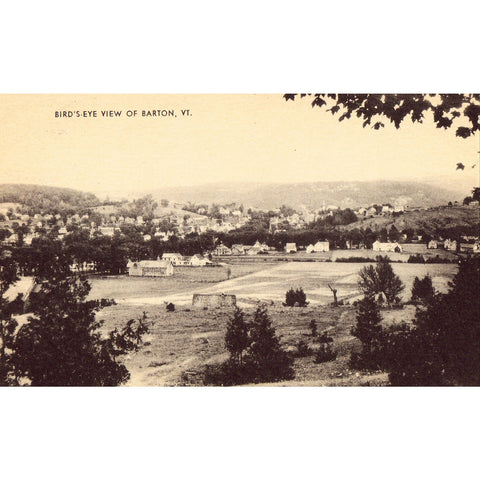 Bird's-Eye View of Barton, Vermont