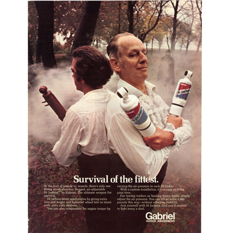 Vintage 1971 Gabriel Shock Absorbers Print Ad