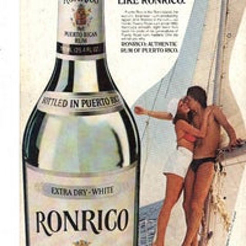 Vintage 1980's RonRico Rum Print Ad PA85