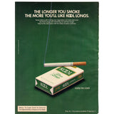 Vintage 1973 Gaines-Burgers Dog Food and Kool Cigarettes Print Ad