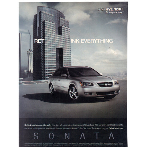 2006 Print Ad for Hyundai Sonata