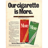 Vintage 1975 Print Ad for Canadian Lord Calvert and More Cigarettes