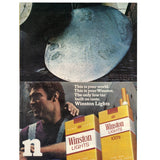 Vintage 1982 Molson Golden and Winston Cigarettes Print Ad