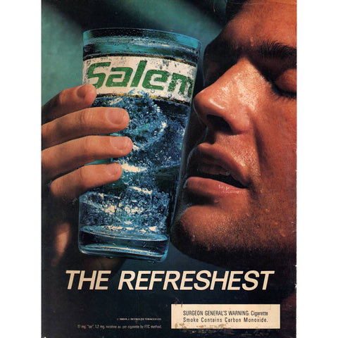 Vintage 1989 Print Ad for Salem Cigarettes and Dr. Scholl's w/ Dr. J