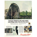 Vintage 1967 Winston Cigarettes and Canadian Club Whiskey Print Ad