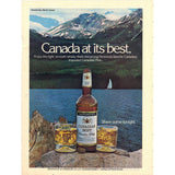 Vintage 1979 Print Ad for Spalding Basketballs and Canadian Mist Whisky